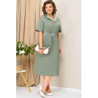 Платье Volna 1419 хаки