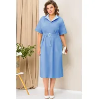 Платье Volna 1419 голубой Платье Volna 1419 голубой