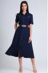 Платье Moda-Versal 2298 тёмно-синий new