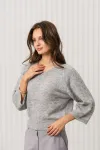 Кофта Romgil рв0381-ак2 светло-серый
