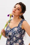 Платье Anelli 1567 восточная синева