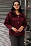 Блузка Anastasia 1204-2 бордовый