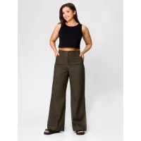 Брюки Zlata 4437 т.оливковый