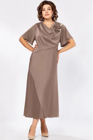 Платье Mira Fashion 5613 бежевый