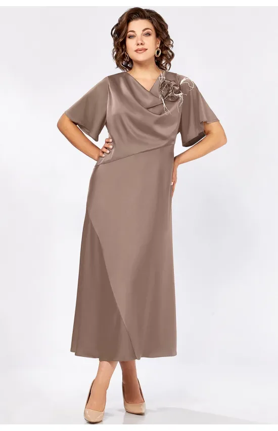 Платье Mira Fashion 5613 бежевый