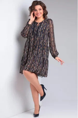 Платье Милора-Стиль 1035 штрихи
