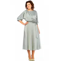Платье Ольга Стиль С959 шалфей