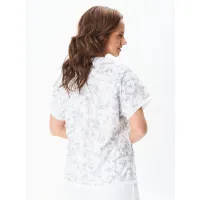 Блузка Condra Deluxe 16241 белый серебристый