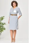 Платье Moda-Versal 2393 молочно-голубой new