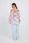 Блузка Vesnaletto 4423 цветочный принт