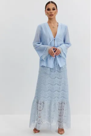 Юбка Vesnaletto 4388-3 голубой