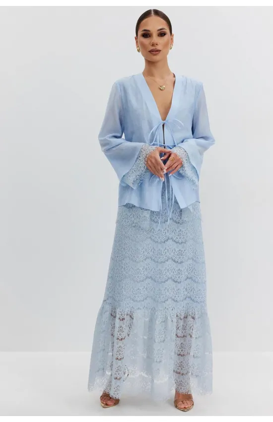 Юбка Vesnaletto 4388-3 голубой