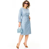 Платье Карина Делюкс М-1369 голубой