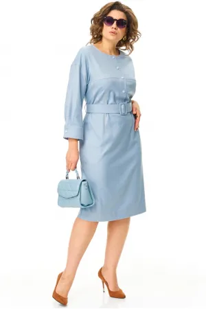 Платье Карина Делюкс М-1369 голубой