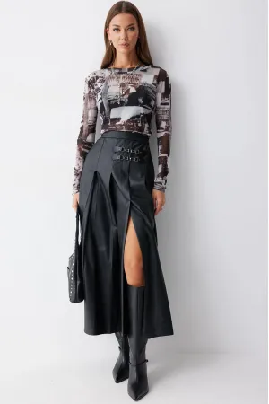 Юбка Люше 4223 черный