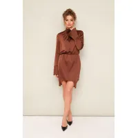 Платье Pur Pur 11-438 Коричневый