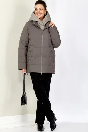 Куртка Shetti 2200 серо-лиловый