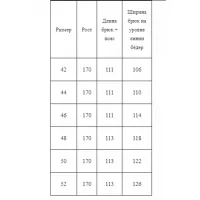 Брюки Axxa 71595 черный