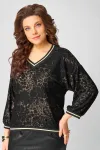 Кофта Fita 20722 Ираида черно-золотистый