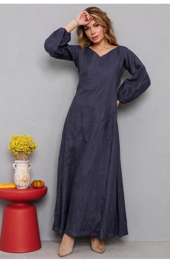 Платье Амулет 9925 графит 170