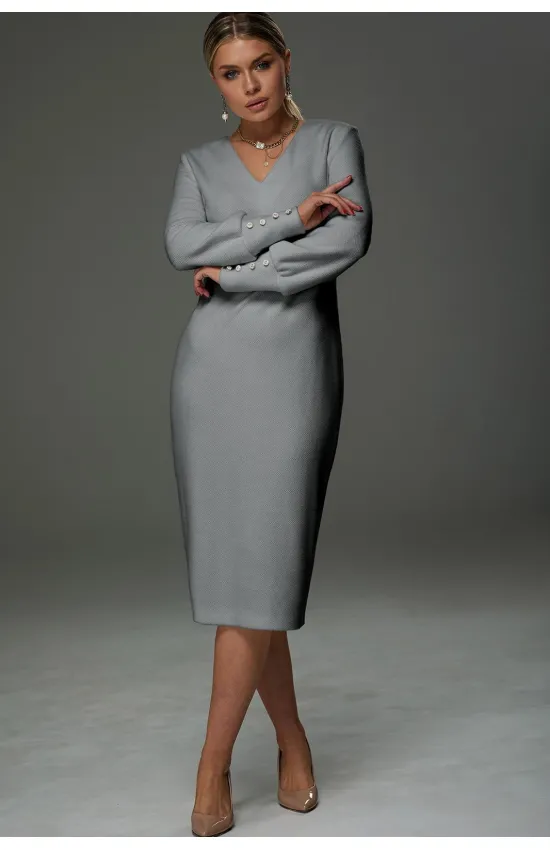 Платье Галеан Cтиль 913 серый