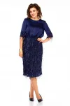 Платье Ольга Стиль С982 синий Платье Ольга Стиль С982 синий