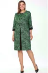 Платье Lady Style Classic 1758/7 черный с зеленым
