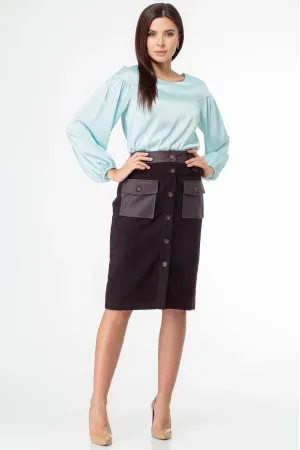 Блузка Anelli 883 голубой