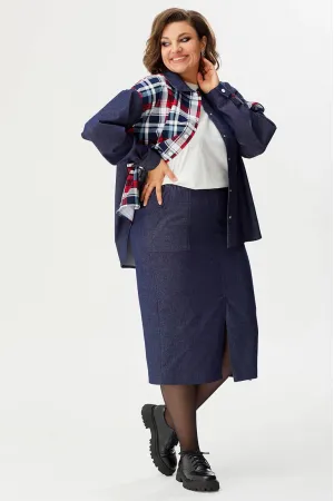 Юбка Begimoda 5009 джинс