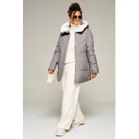 Пальто Beautiful & Free 8021 серый Пальто Beautiful & Free 8021 серый