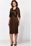 Платье Mira Fashion 5610-2 коричневый