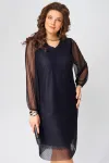 Платье Fita 1383 Вецена темно-синий