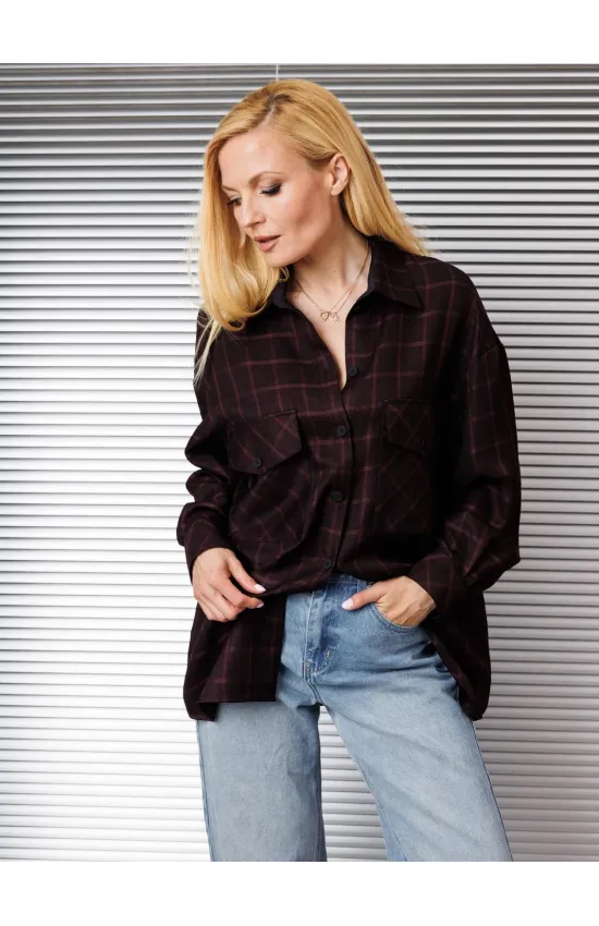 Рубашки Azzara 979Б бордовый