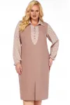 Платье Линия-Л Б-2040 светло-коричневый Платье Линия-Л Б-2040 светло-коричневый