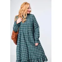 Платье Anelli 977 зелёный новый