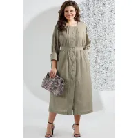 Платье Mira Fashion 5552-4 хаки