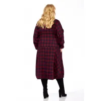 Платье Celentano 5056 красная клетка