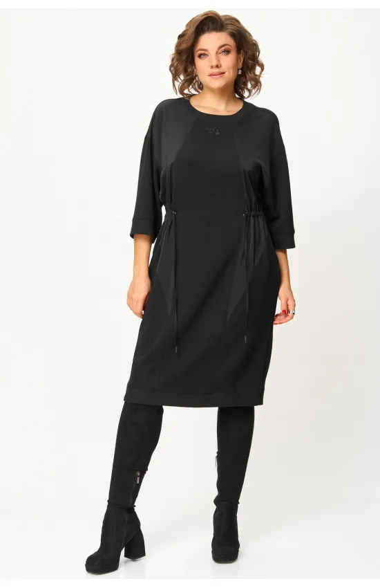 Платье Карина Делюкс М-1395 черный