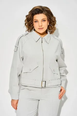 Куртка Лилиана 1522 серозеленый