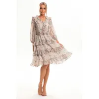 Платье Golden Valley 4914 бежевый Платье Golden Valley 4914 бежевый