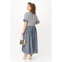 Платье Michel Chic 2181 джинс полоска