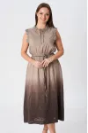 Платье Your Size 2246/164 Кофе с молоком (Капучино)