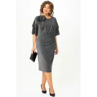 Платье Mira Fashion 5628 серый Платье Mira Fashion 5628 серый
