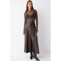 Юбка Люше 4223 коричневый