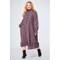 Платье Anelli 977 бордо