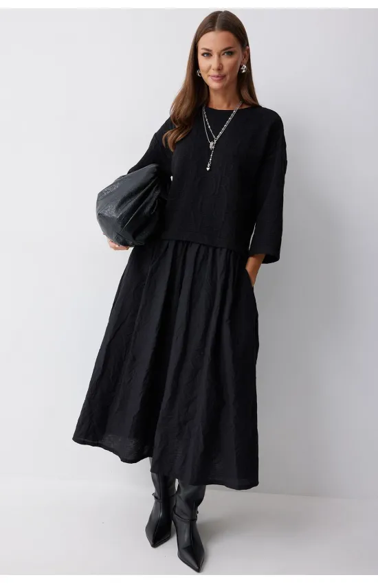 Платье Люше 4219 черный