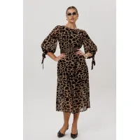 Платье Anelli 1733 Графичный леопард Платье Anelli 1733 Графичный леопард