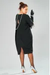Платье Sova 11308 черный Платье Sova 11308 черный