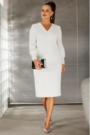 Платье Галеан Cтиль 952 олива орнамент