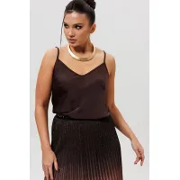 Блузка Mislana 1164бл шоколад